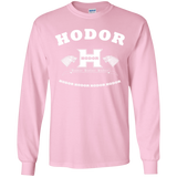 T-Shirts Light Pink / YS Language Academy Youth Long Sleeve T-Shirt