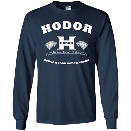 T-Shirts Navy / YS Language Academy Youth Long Sleeve T-Shirt