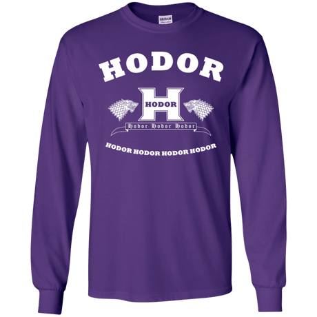 T-Shirts Purple / YS Language Academy Youth Long Sleeve T-Shirt