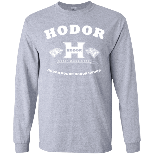 T-Shirts Sport Grey / YS Language Academy Youth Long Sleeve T-Shirt