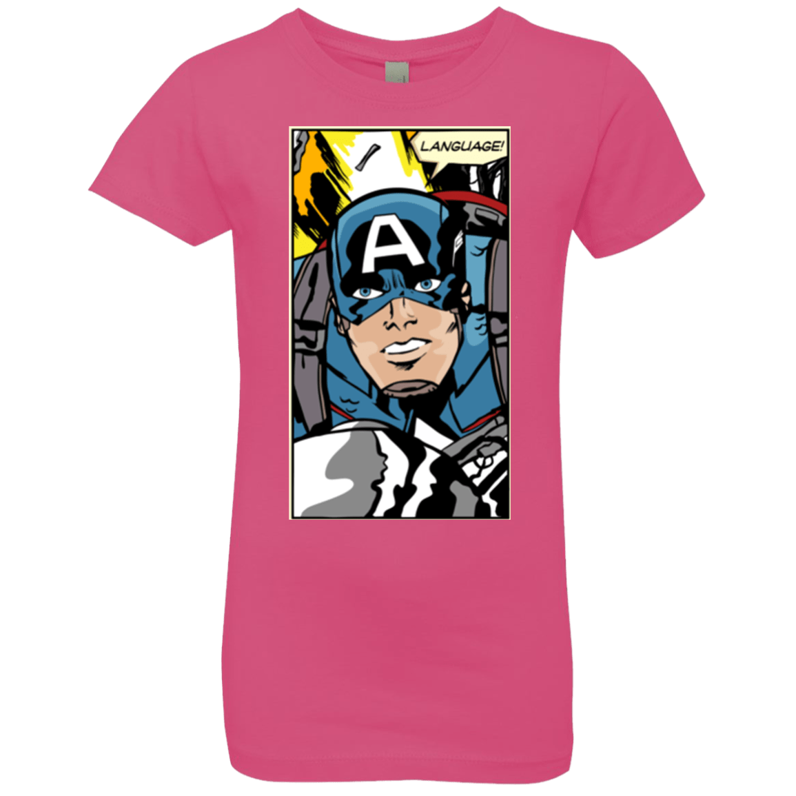 T-Shirts Hot Pink / YXS Language Girls Premium T-Shirt