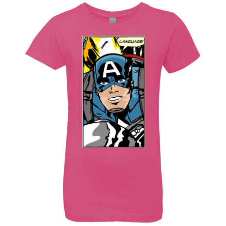 T-Shirts Hot Pink / YXS Language Girls Premium T-Shirt