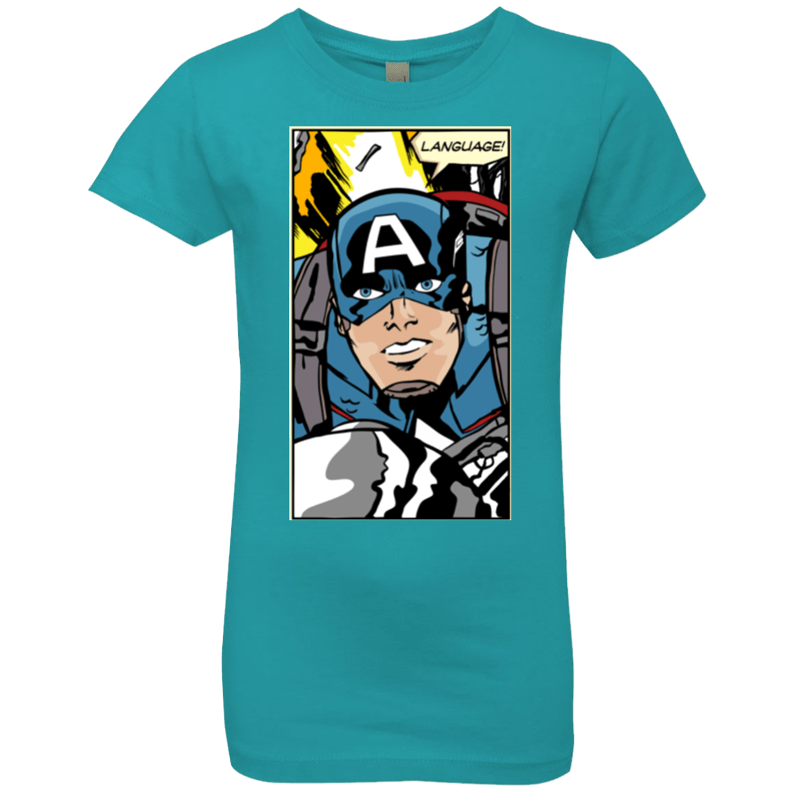 T-Shirts Tahiti Blue / YXS Language Girls Premium T-Shirt