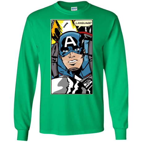 T-Shirts Irish Green / S Language Men's Long Sleeve T-Shirt