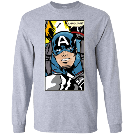 T-Shirts Sport Grey / S Language Men's Long Sleeve T-Shirt