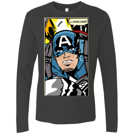 T-Shirts Heavy Metal / S Language Men's Premium Long Sleeve