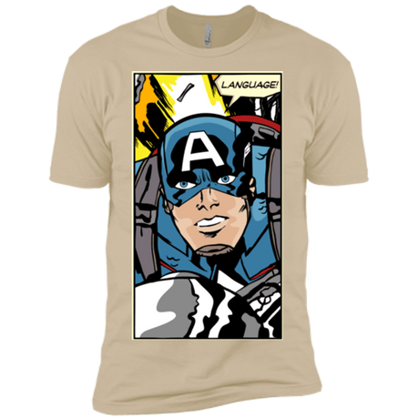 T-Shirts Sand / X-Small Language Men's Premium T-Shirt