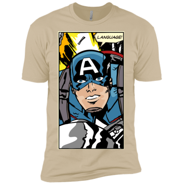 T-Shirts Sand / X-Small Language Men's Premium T-Shirt