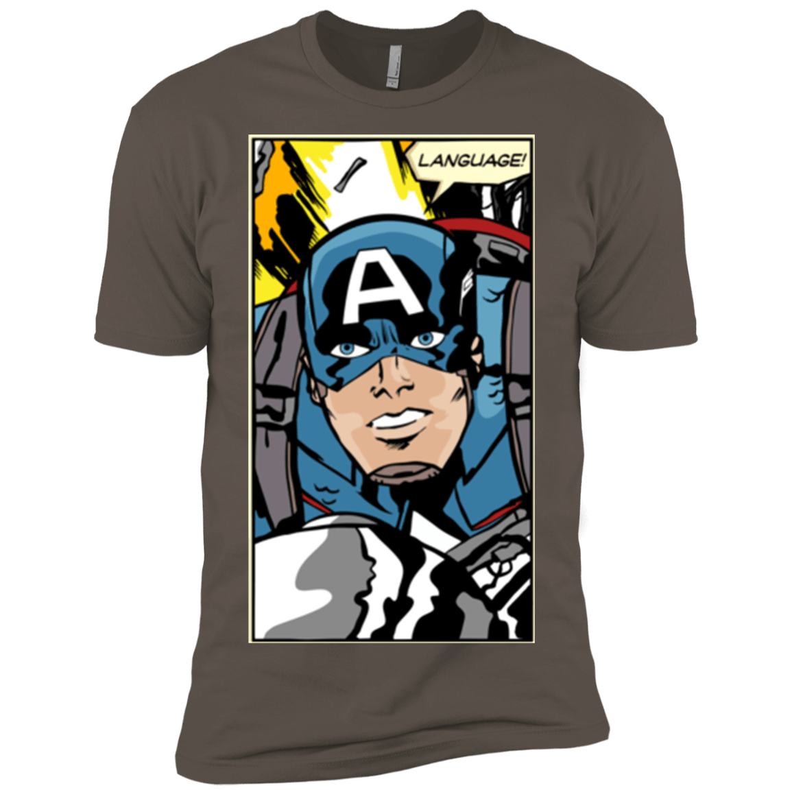 T-Shirts Warm Grey / X-Small Language Men's Premium T-Shirt