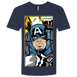 T-Shirts Midnight Navy / X-Small Language Men's Premium V-Neck