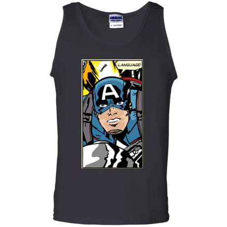 T-Shirts Black / S Language Men's Tank Top