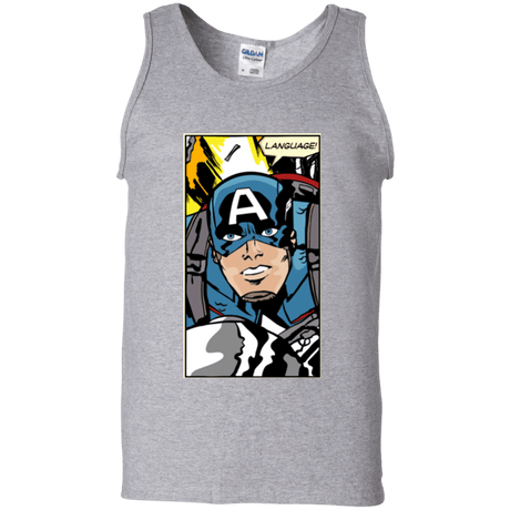 T-Shirts Sport Grey / S Language Men's Tank Top