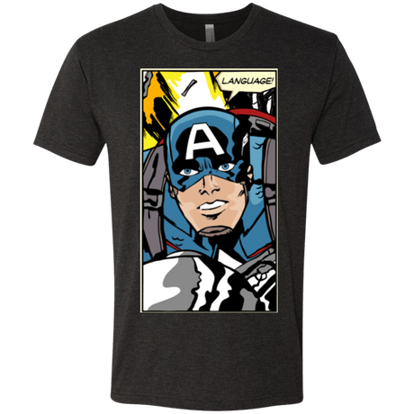 T-Shirts Vintage Black / S Language Men's Triblend T-Shirt