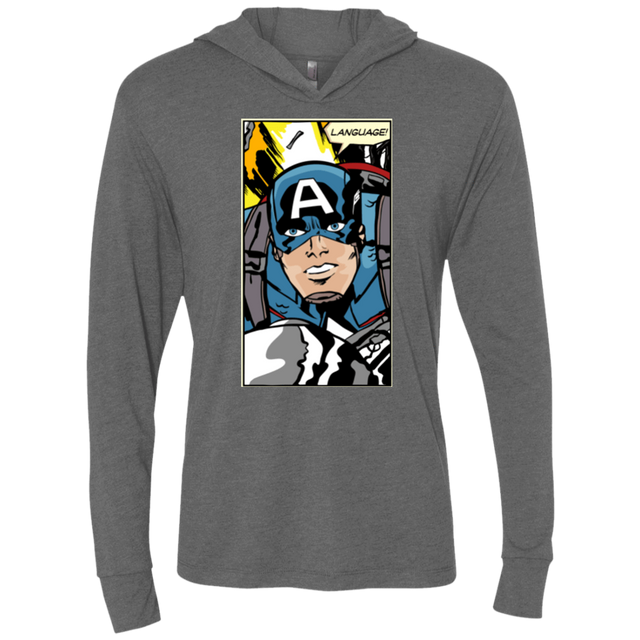 T-Shirts Premium Heather / X-Small Language Triblend Long Sleeve Hoodie Tee