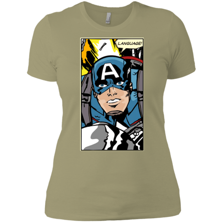 T-Shirts Light Olive / X-Small Language Women's Premium T-Shirt