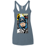 T-Shirts Indigo / X-Small Language Women's Triblend Racerback Tank