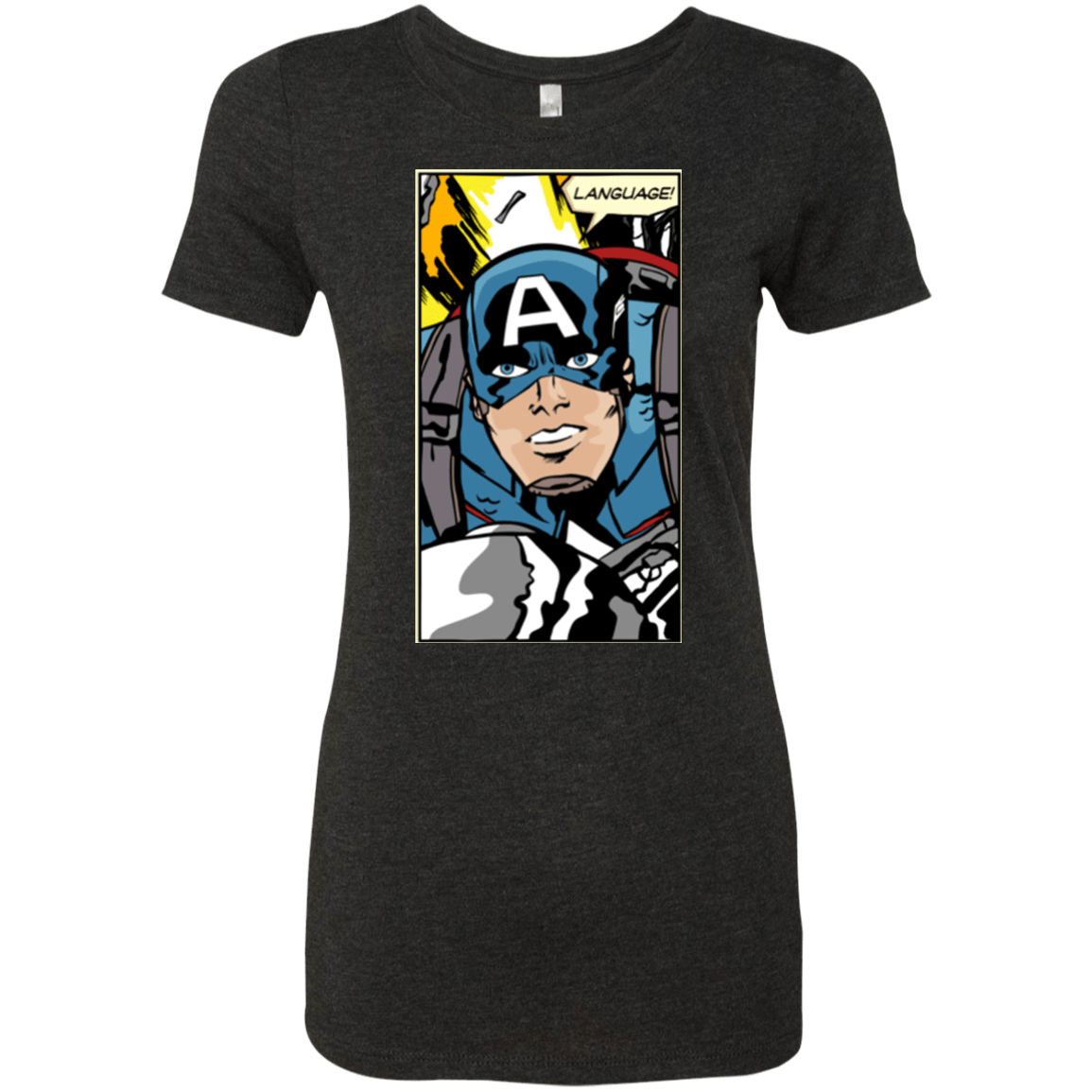 T-Shirts Vintage Black / S Language Women's Triblend T-Shirt