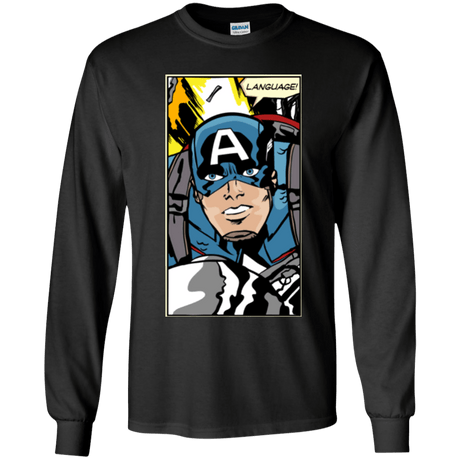 T-Shirts Black / YS Language Youth Long Sleeve T-Shirt