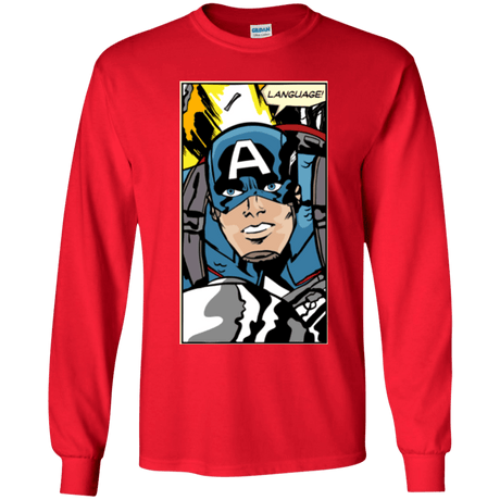 T-Shirts Red / YS Language Youth Long Sleeve T-Shirt