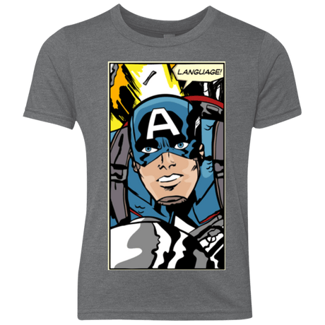 T-Shirts Premium Heather / YXS Language Youth Triblend T-Shirt