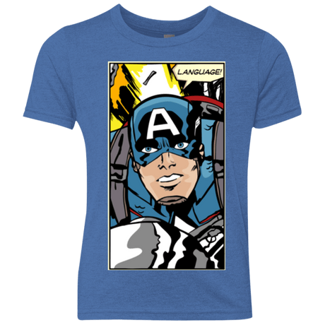 T-Shirts Vintage Royal / YXS Language Youth Triblend T-Shirt