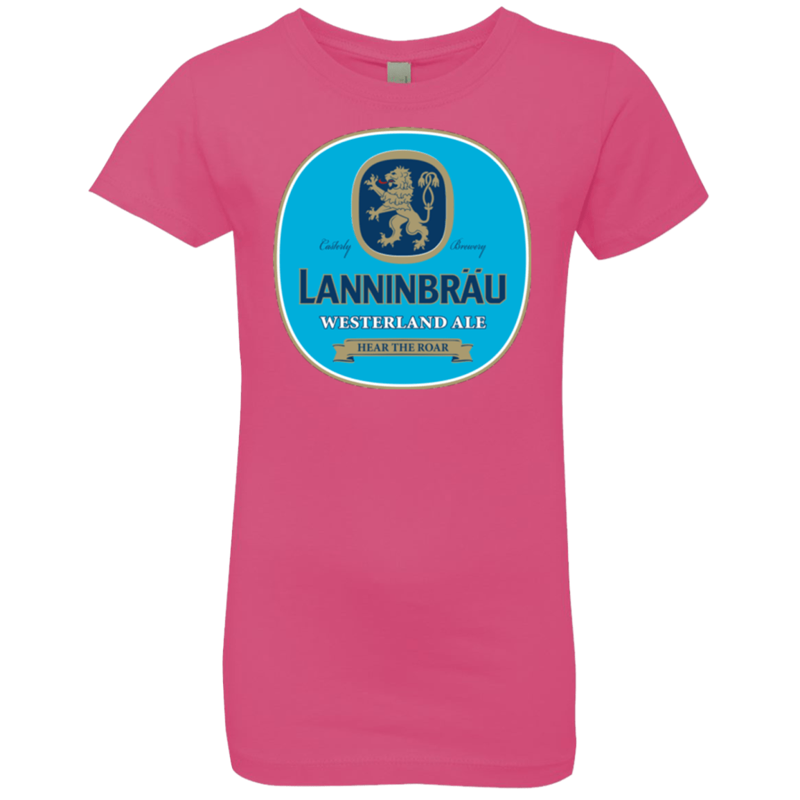 T-Shirts Hot Pink / YXS Lanninbrau Girls Premium T-Shirt