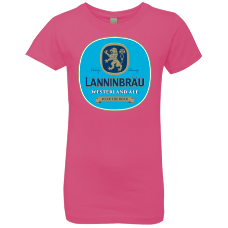 T-Shirts Hot Pink / YXS Lanninbrau Girls Premium T-Shirt