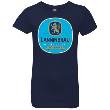 T-Shirts Midnight Navy / YXS Lanninbrau Girls Premium T-Shirt