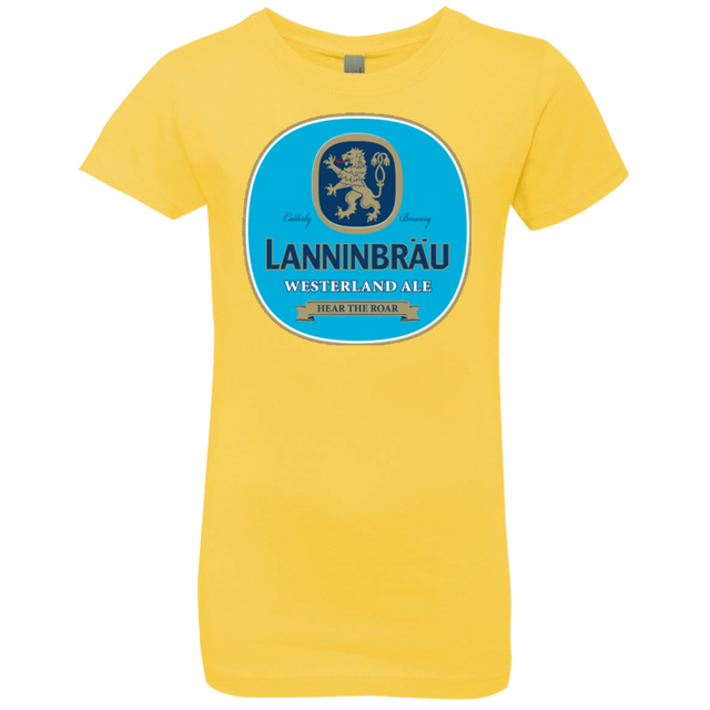 T-Shirts Vibrant Yellow / YXS Lanninbrau Girls Premium T-Shirt