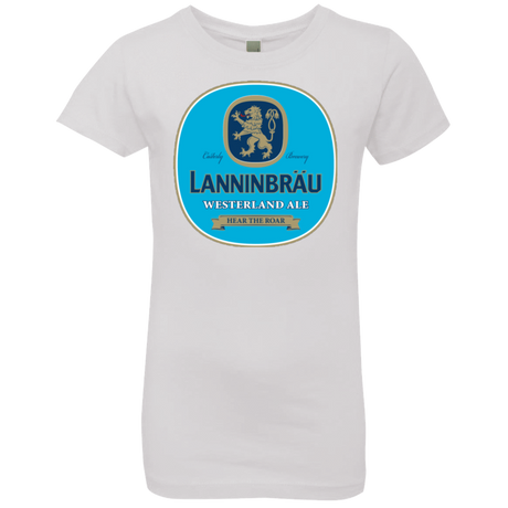 T-Shirts White / YXS Lanninbrau Girls Premium T-Shirt