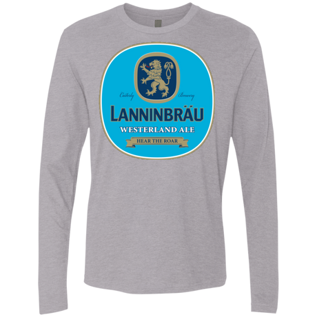 T-Shirts Heather Grey / Small Lanninbrau Men's Premium Long Sleeve