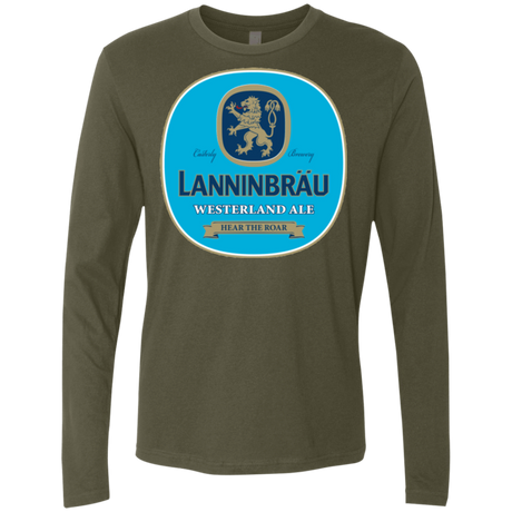 T-Shirts Military Green / Small Lanninbrau Men's Premium Long Sleeve