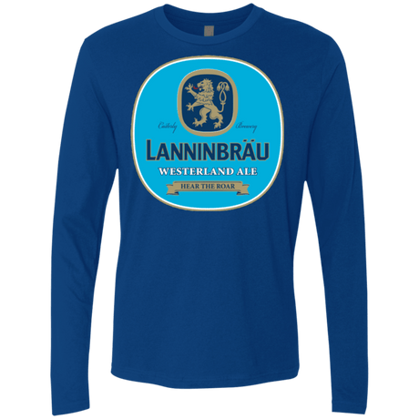 T-Shirts Royal / Small Lanninbrau Men's Premium Long Sleeve