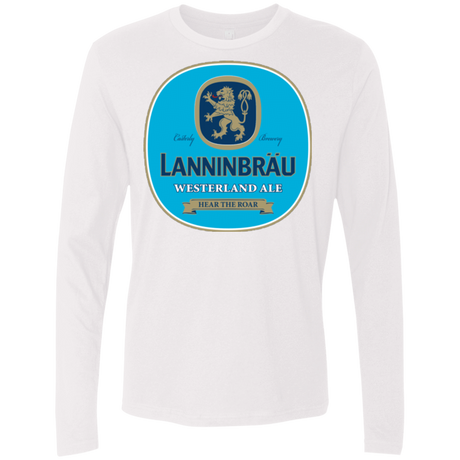 T-Shirts White / Small Lanninbrau Men's Premium Long Sleeve