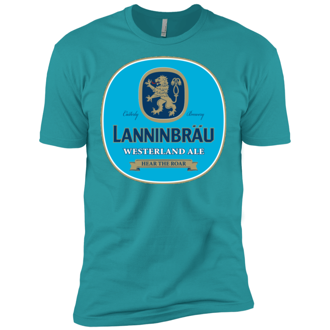 T-Shirts Tahiti Blue / X-Small Lanninbrau Men's Premium T-Shirt
