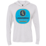 T-Shirts Heather White / X-Small Lanninbrau Triblend Long Sleeve Hoodie Tee
