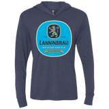 T-Shirts Vintage Navy / X-Small Lanninbrau Triblend Long Sleeve Hoodie Tee