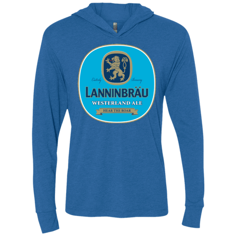 T-Shirts Vintage Royal / X-Small Lanninbrau Triblend Long Sleeve Hoodie Tee
