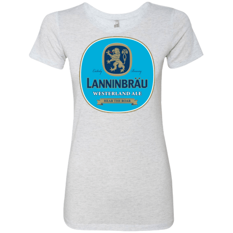 T-Shirts Heather White / Small Lanninbrau Women's Triblend T-Shirt