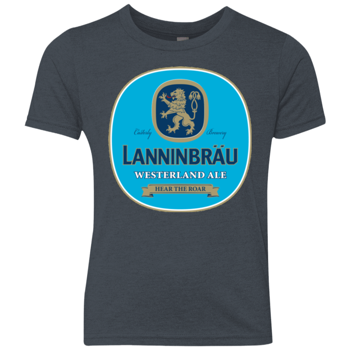 T-Shirts Vintage Navy / YXS Lanninbrau Youth Triblend T-Shirt