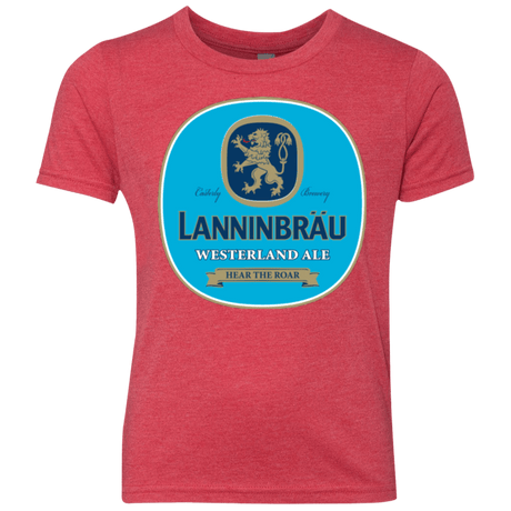 T-Shirts Vintage Red / YXS Lanninbrau Youth Triblend T-Shirt