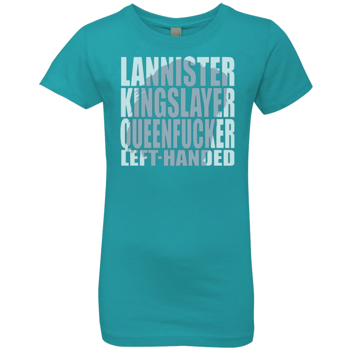 T-Shirts Tahiti Blue / YXS Lannister Left Handed Girls Premium T-Shirt