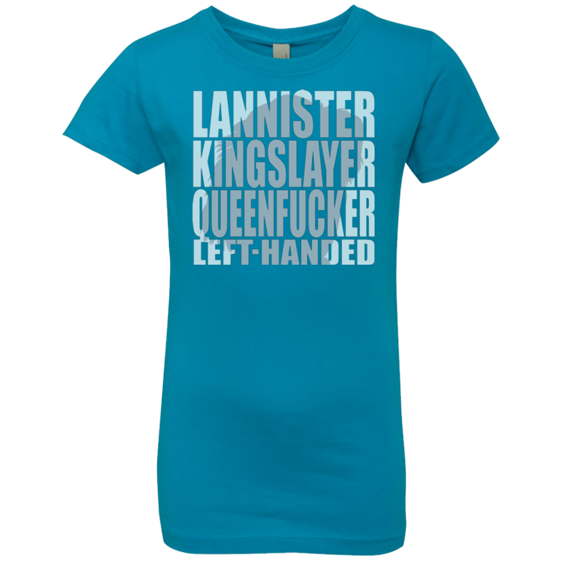T-Shirts Turquoise / YXS Lannister Left Handed Girls Premium T-Shirt