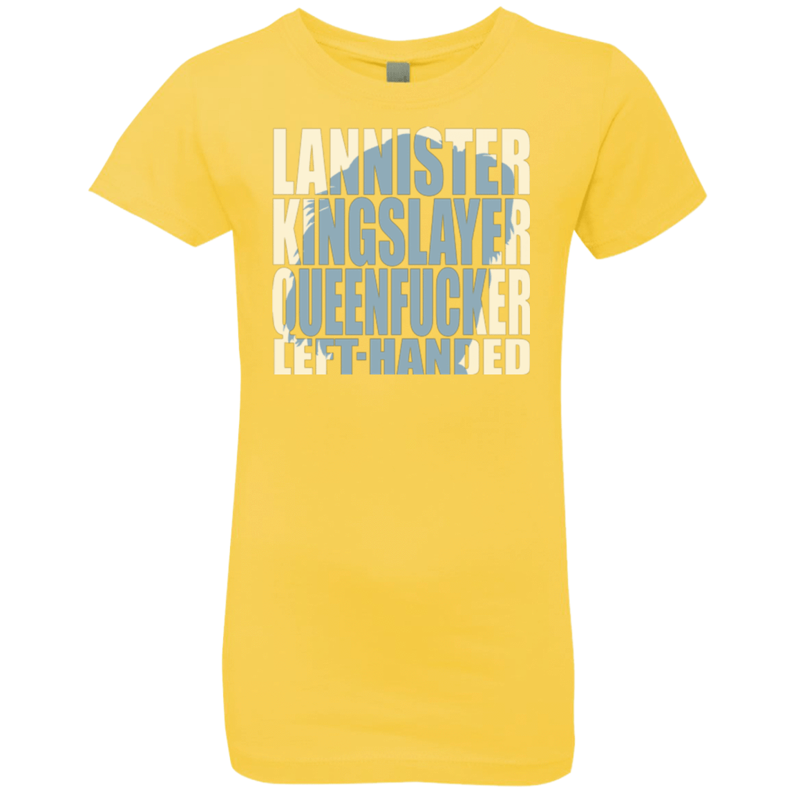 T-Shirts Vibrant Yellow / YXS Lannister Left Handed Girls Premium T-Shirt