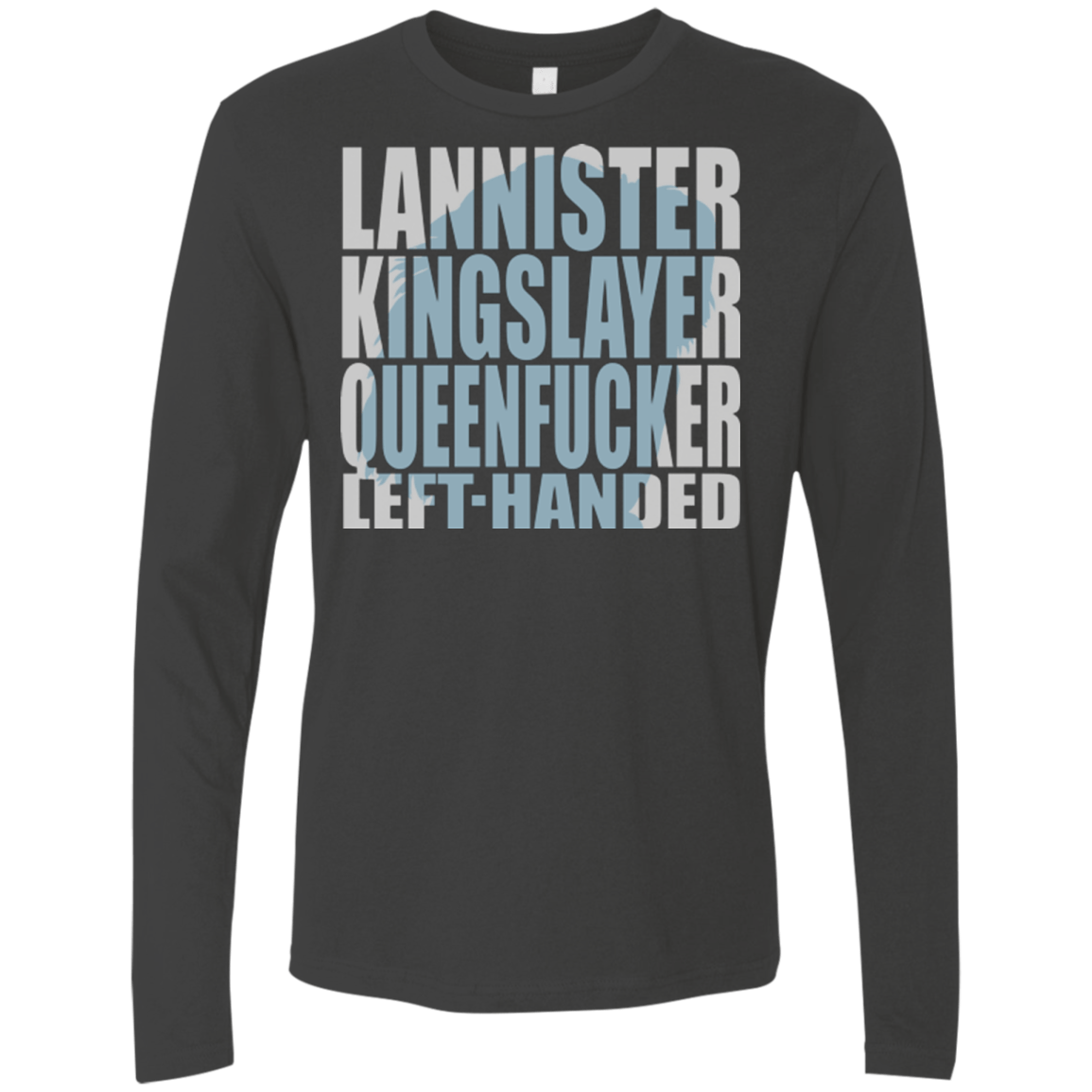 T-Shirts Heavy Metal / Small Lannister Left Handed Men's Premium Long Sleeve