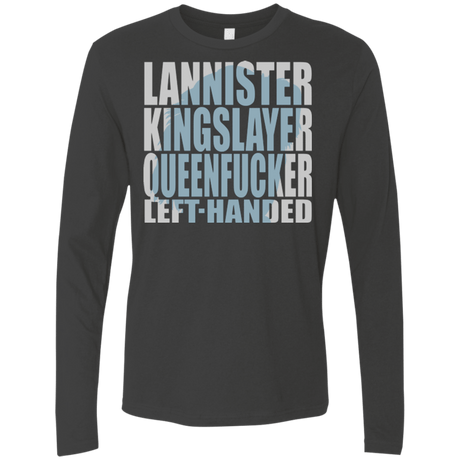 T-Shirts Heavy Metal / Small Lannister Left Handed Men's Premium Long Sleeve