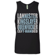 T-Shirts Black / Small Lannister Left Handed Men's Premium Tank Top