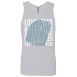 T-Shirts Heather Grey / Small Lannister Left Handed Men's Premium Tank Top