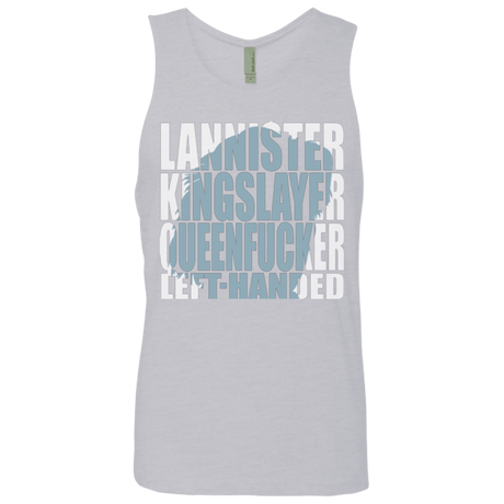 T-Shirts Heather Grey / Small Lannister Left Handed Men's Premium Tank Top