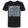 T-Shirts Black / X-Small Lannister Left Handed Men's Premium V-Neck